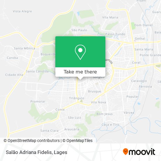 Salão Adriana Fidelis map