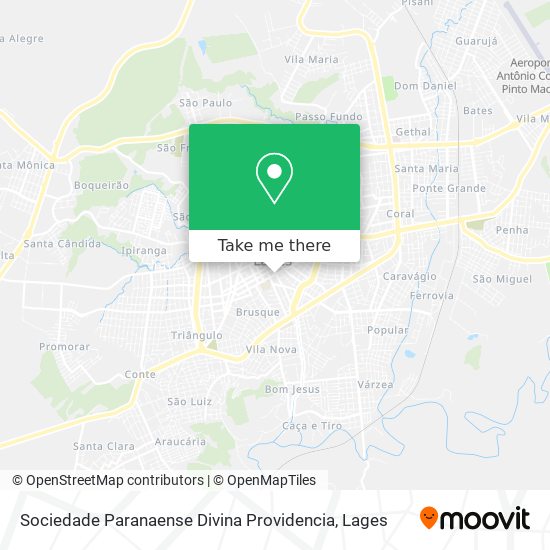 Sociedade Paranaense Divina Providencia map