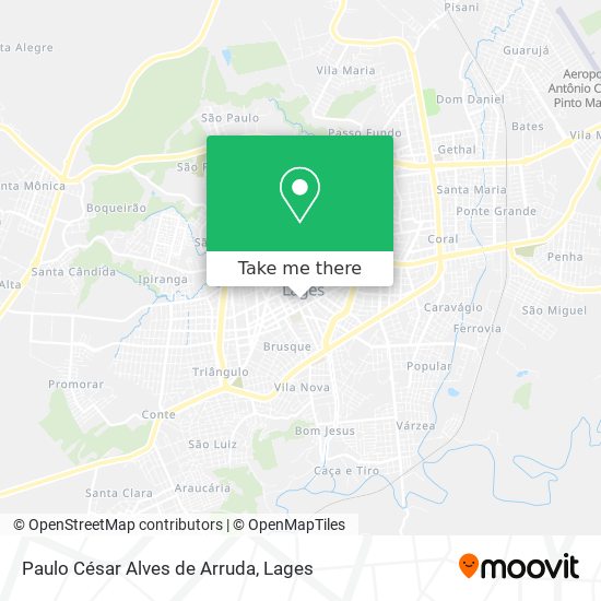Paulo César Alves de Arruda map