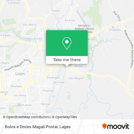 Bolos e Doces Magali Postai map