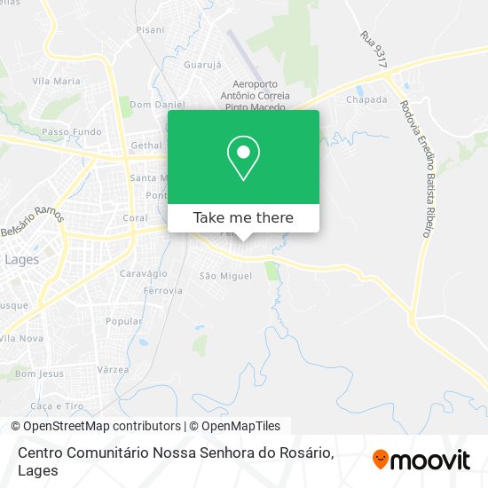 Centro Comunitário Nossa Senhora do Rosário map