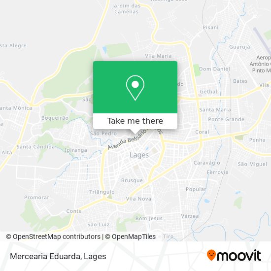 Mapa Mercearia Eduarda