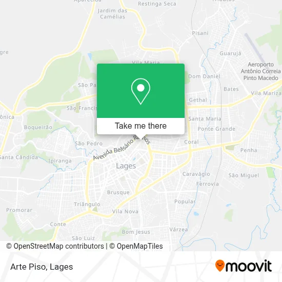 Arte Piso map