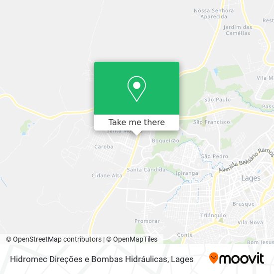 Hidromec Direções e Bombas Hidráulicas map