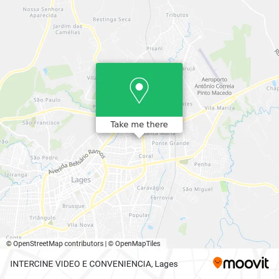 INTERCINE VIDEO E CONVENIENCIA map