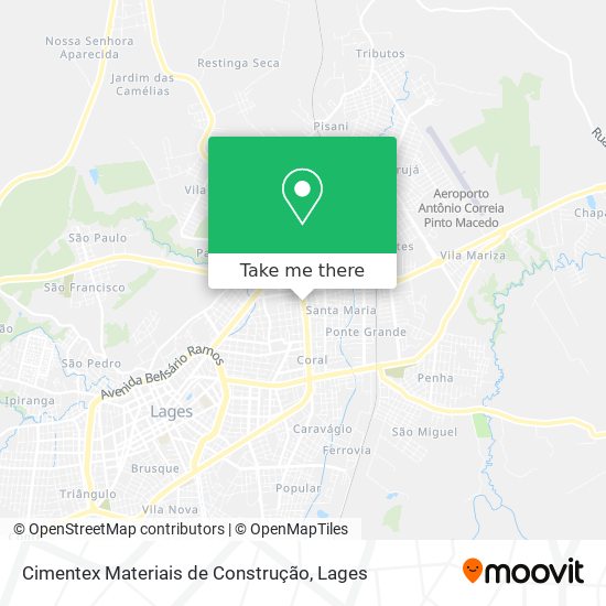 Cimentex Materiais de Construção map