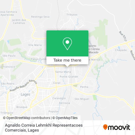 Agnaldo Correia Lehmkhl Representacoes Comerciais map