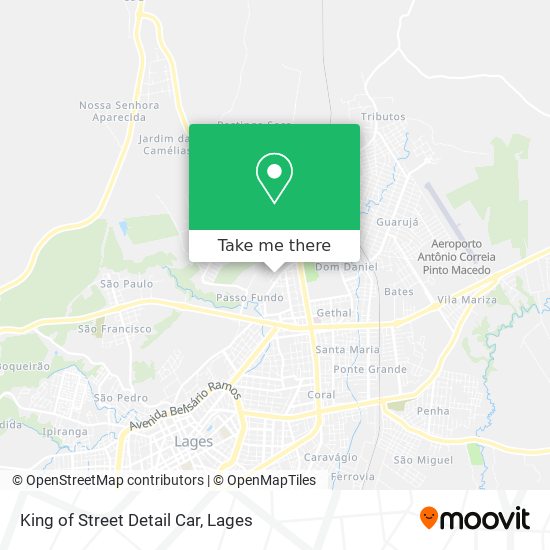 King of Street Detail Car map