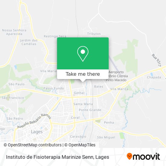 Instituto de Fisioterapia Marinize Senn map