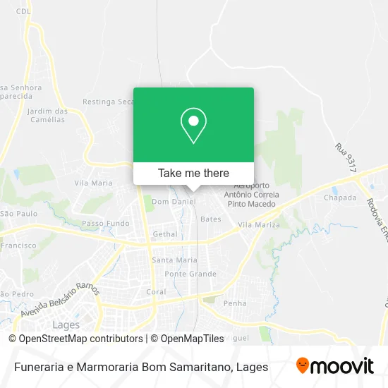 Funeraria e Marmoraria Bom Samaritano map