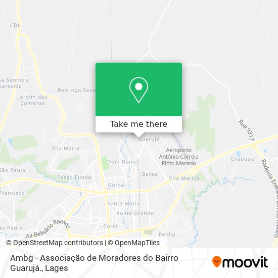 Mapa Ambg - Associação de Moradores do Bairro Guarujá.