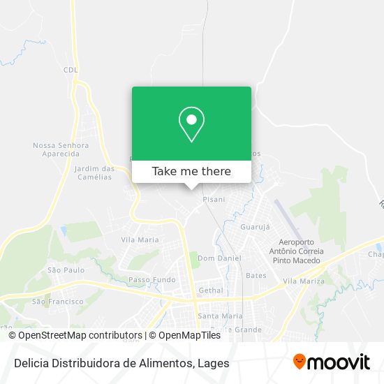 Delicia Distribuidora de Alimentos map