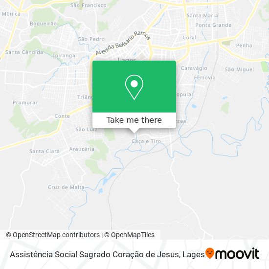 Assistência Social Sagrado Coração de Jesus map
