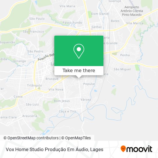 Mapa Vox Home Studio Produção Em Áudio
