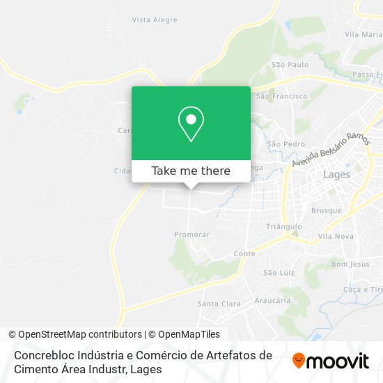 Concrebloc Indústria e Comércio de Artefatos de Cimento Área Industr map