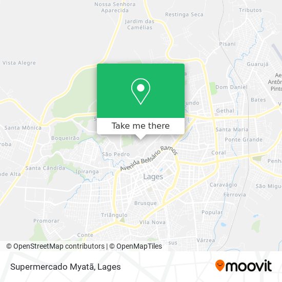 Supermercado Myatã map