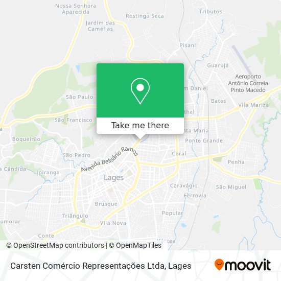 Mapa Carsten Comércio Representações Ltda