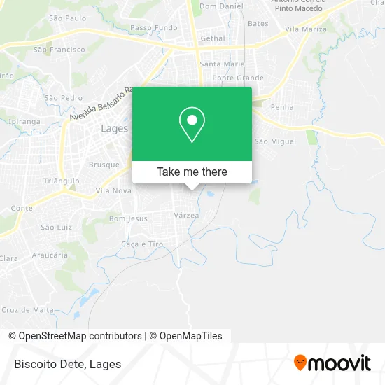 Biscoito Dete map