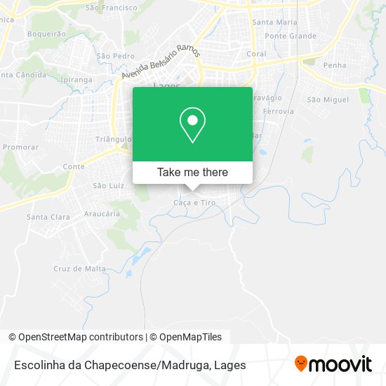 Escolinha da Chapecoense / Madruga map