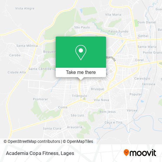 Academia Copa Fitness map