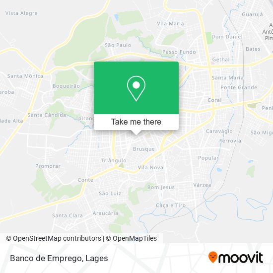 Banco de Emprego map