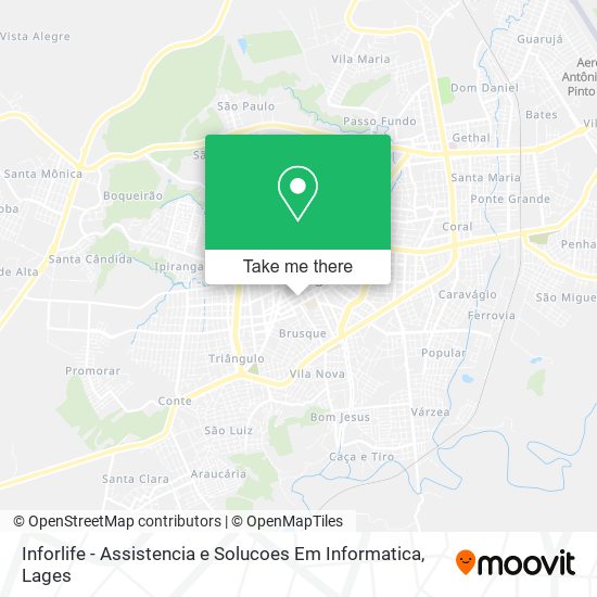 Mapa Inforlife - Assistencia e Solucoes Em Informatica