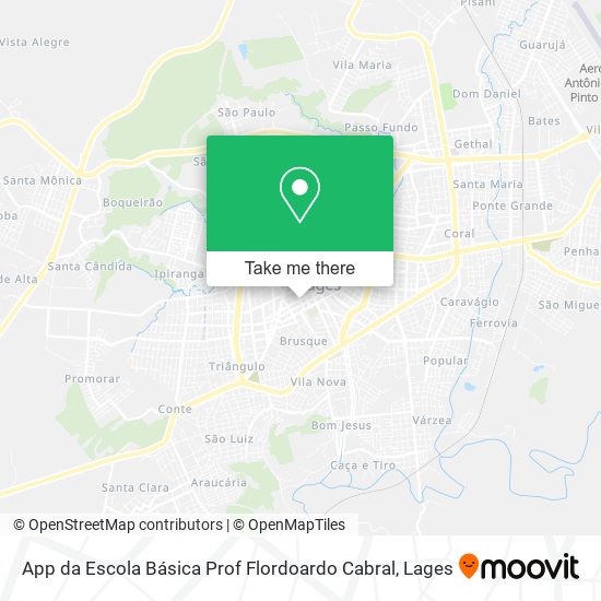 App da Escola Básica Prof Flordoardo Cabral map