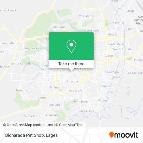 Bicharada Pet Shop map