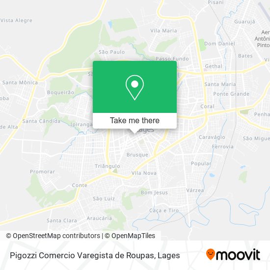 Pigozzi Comercio Varegista de Roupas map