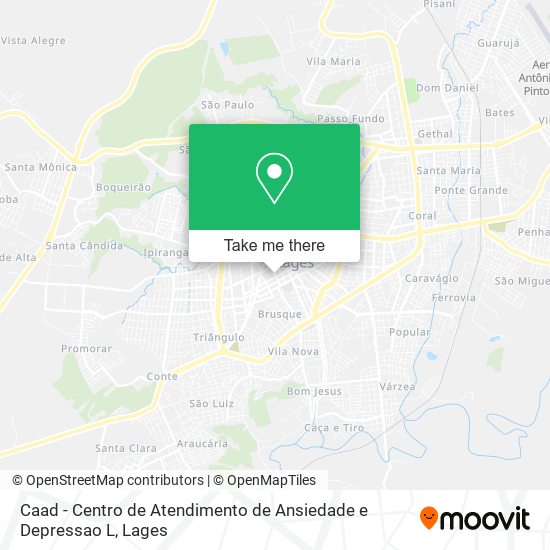 Caad - Centro de Atendimento de Ansiedade e Depressao L map