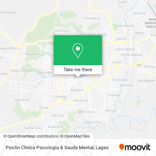 Psiclin Clinica Psicologia & Saude Mental map