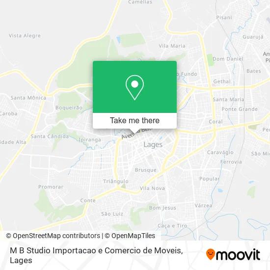 M B Studio Importacao e Comercio de Moveis map