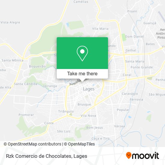 Rzk Comercio de Chocolates map