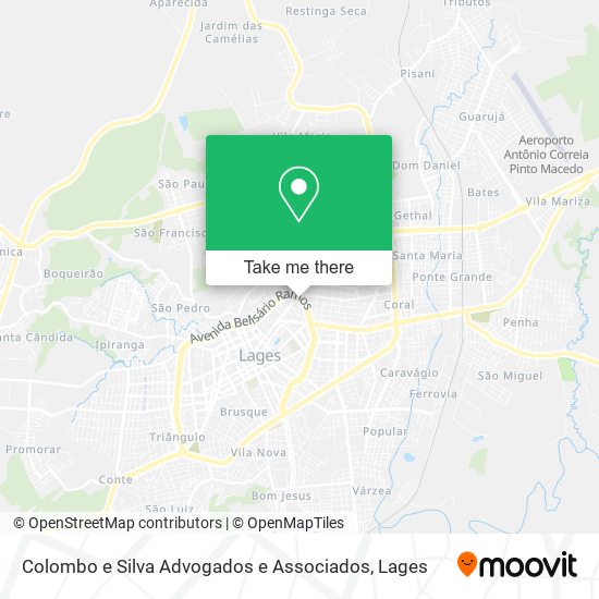 Colombo e Silva Advogados e Associados map