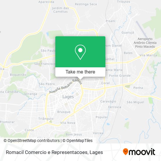 Romacil Comercio e Representacoes map