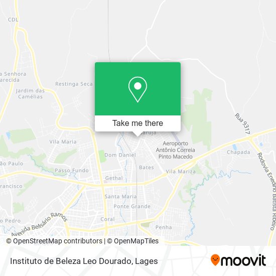 Instituto de Beleza Leo Dourado map