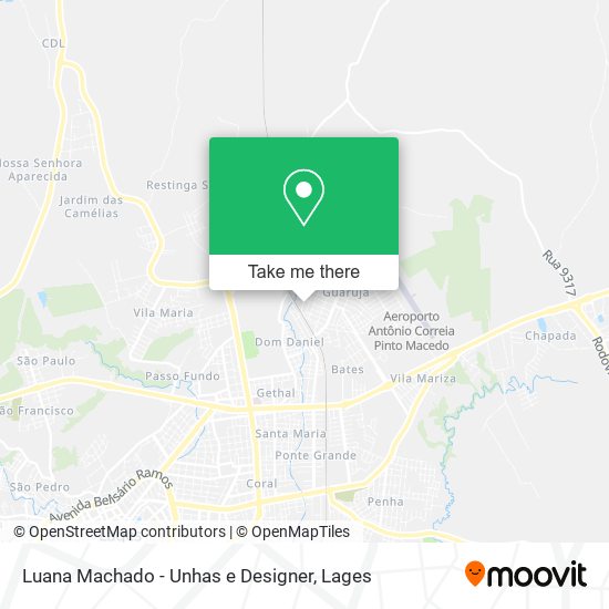 Luana Machado - Unhas e Designer map