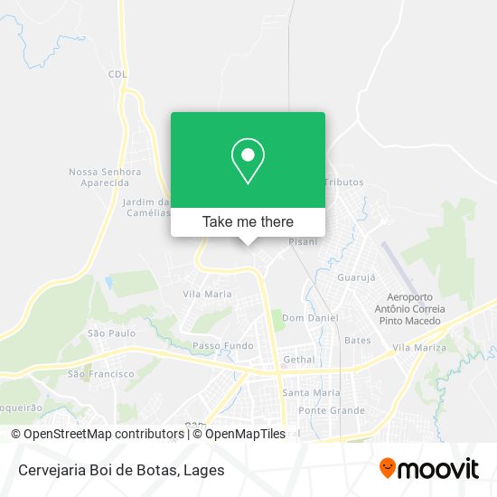 Cervejaria Boi de Botas map