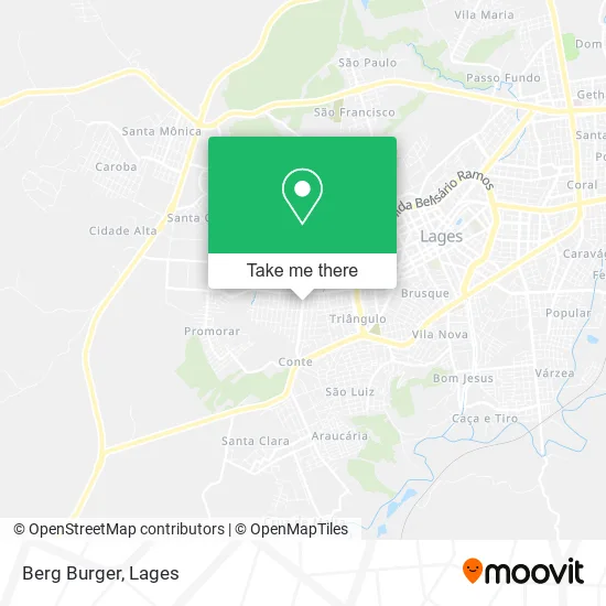 Berg Burger map