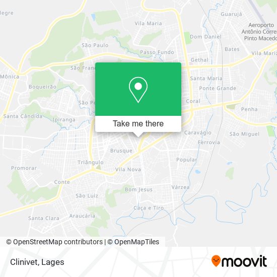 Clinivet map