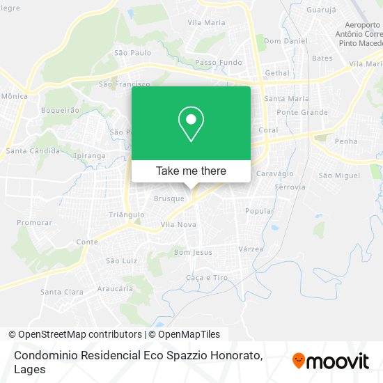 Mapa Condominio Residencial Eco Spazzio Honorato