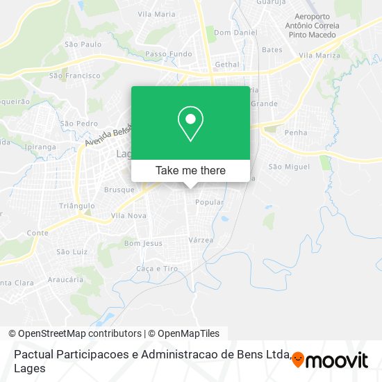 Pactual Participacoes e Administracao de Bens Ltda map