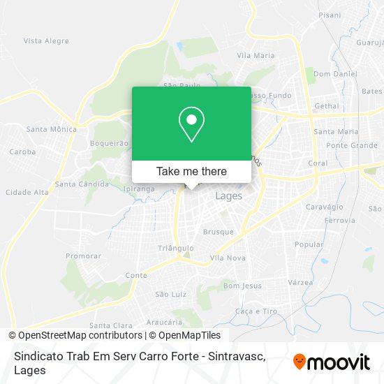 Sindicato Trab Em Serv Carro Forte - Sintravasc map