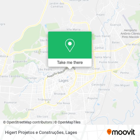 Mapa Higert Projetos e Construções