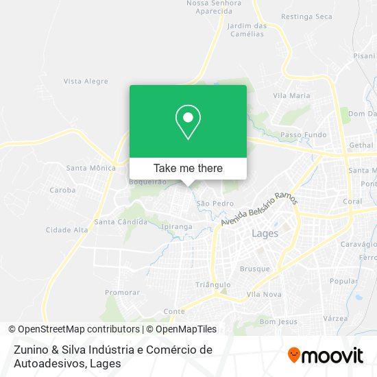 Zunino & Silva Indústria e Comércio de Autoadesivos map