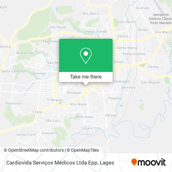 Cardiovida Serviços Médicos Ltda Epp map