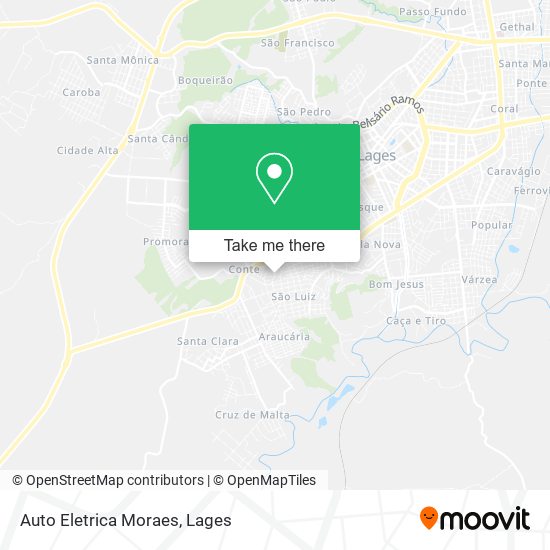 Auto Eletrica Moraes map