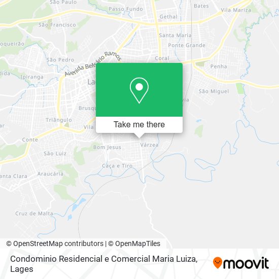 Mapa Condominio Residencial e Comercial Maria Luiza