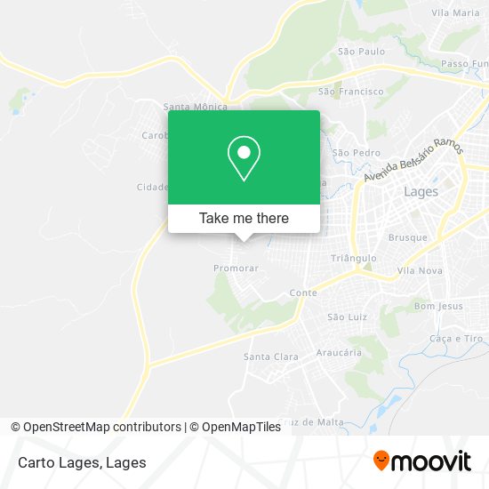 Carto Lages map