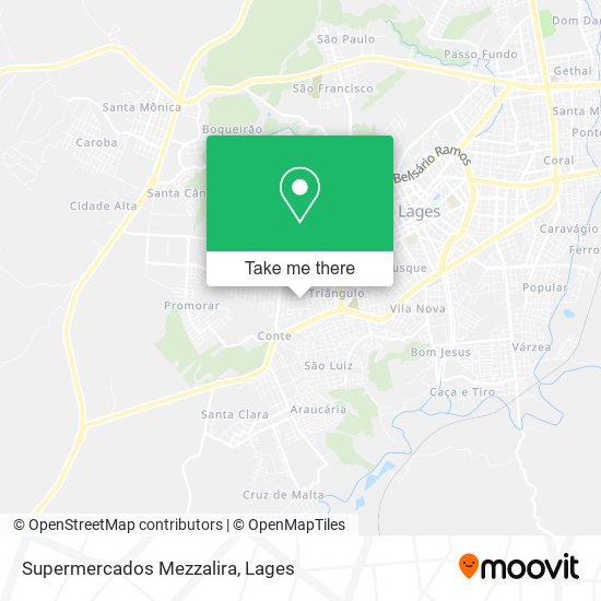 Supermercados Mezzalira map